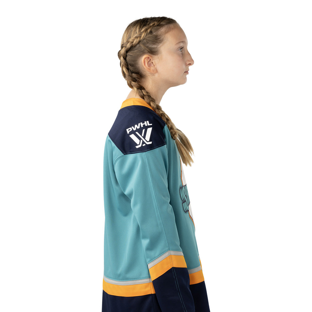 BAUER NEW YORK SIRENS YOUTH REPLICA HOME JERSEY
