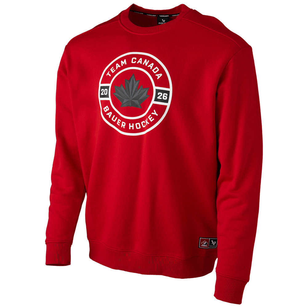 Bauer X Hockey Canada® Circle Adult Red Crew Shirt