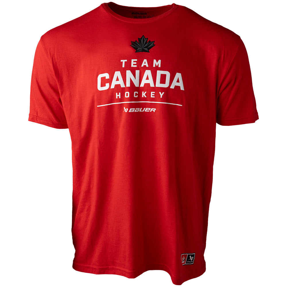 Bauer X Hockey Canada® Stacked Adult Red T Shirt