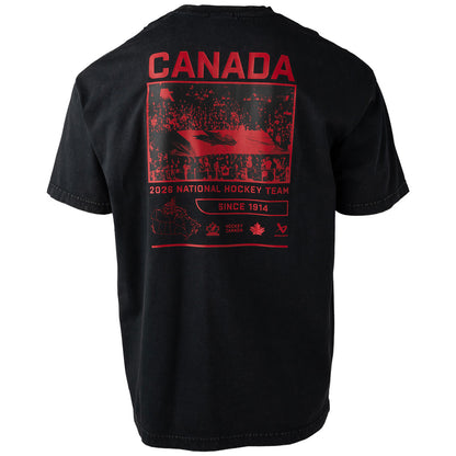 Bauer X Hockey Canada® Boxy Adult Black T Shirt