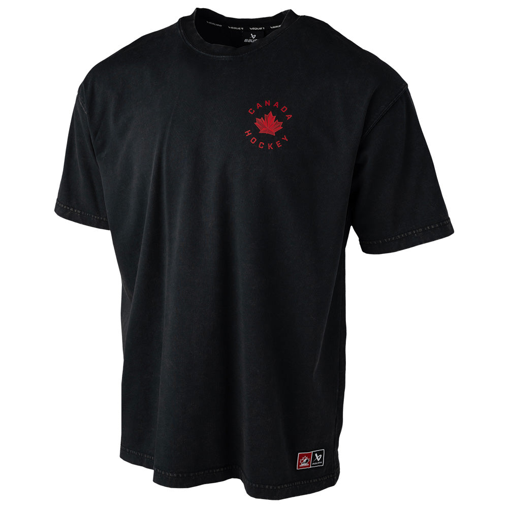 Bauer X Hockey Canada® Boxy Adult Black T Shirt