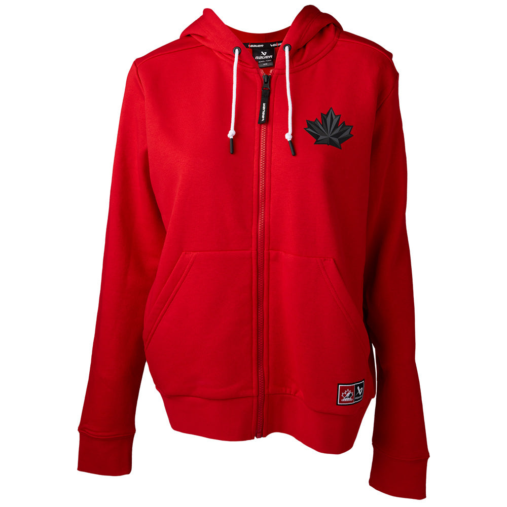Bauer X Hockey Canada® Women’s Red Full Zip Hoodie