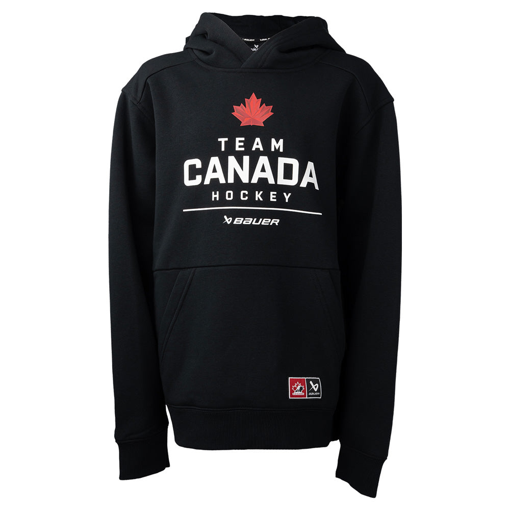 Bauer X Hockey Canada® Stacked Youth Black Hoodie