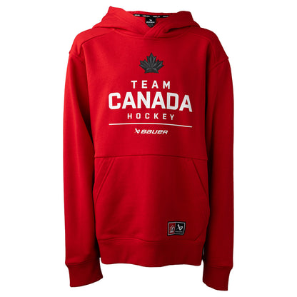 Bauer X Hockey Canada® Stacked Youth Red Hoodie