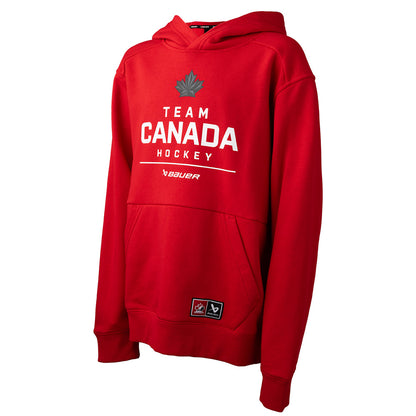 Bauer X Hockey Canada® Stacked Youth Red Hoodie