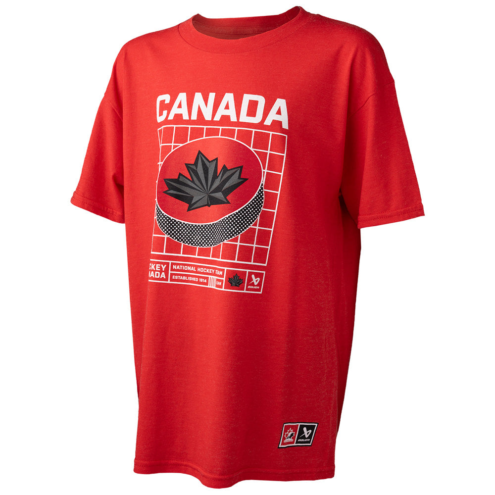 Bauer X Hockey Canada® Puck Youth Red T Shirt