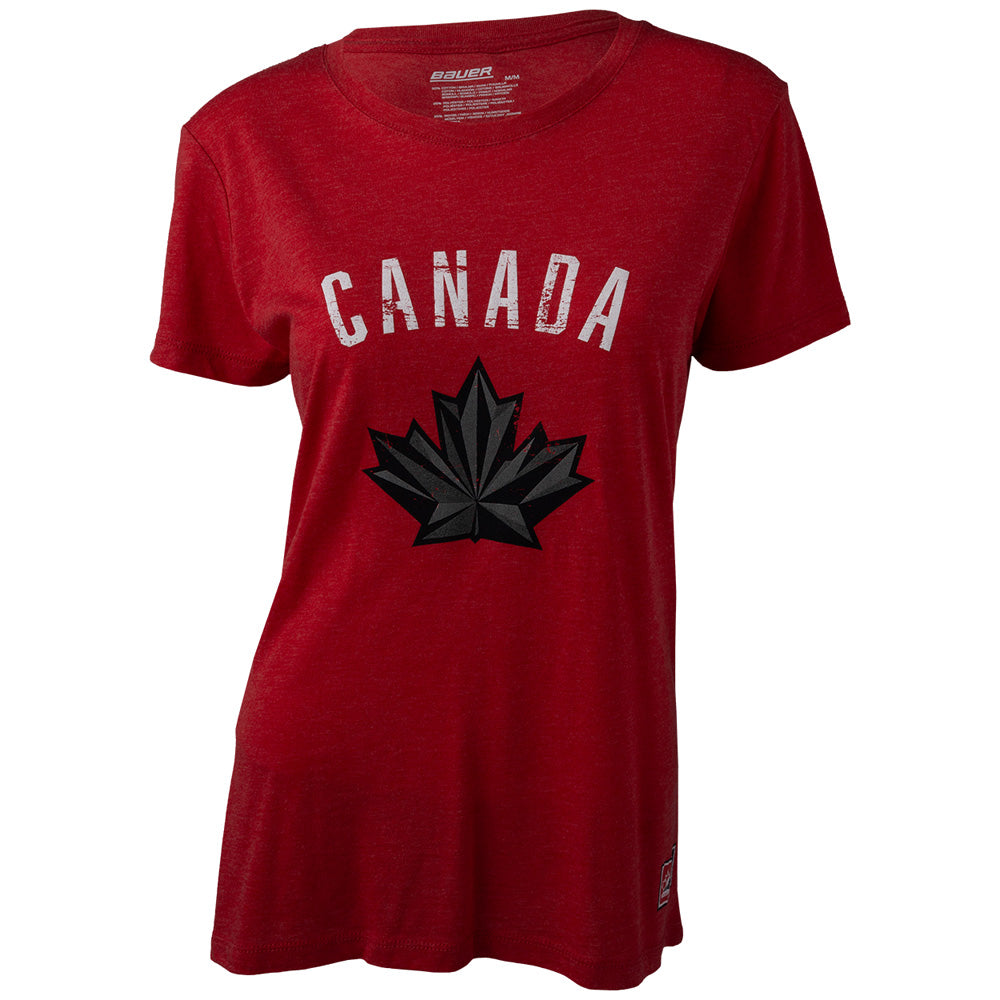 Bauer X Hockey Canada® Tri-Blend Women's Red T Shirt