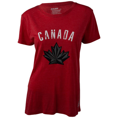 Bauer X Hockey Canada® Tri-Blend Women's Red T Shirt