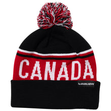 Bauer X Hockey Canada® Adult Black Pom Knit Toque