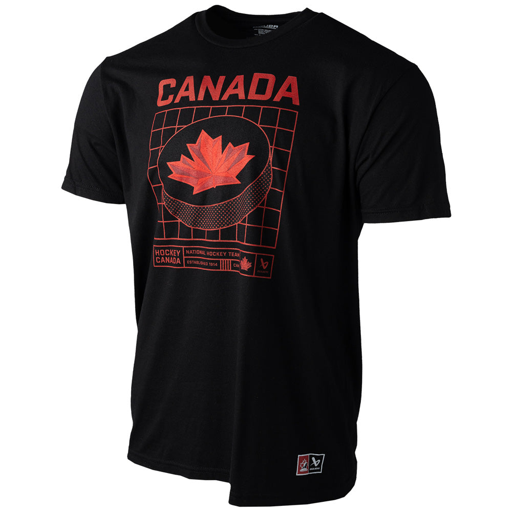 Bauer X Hockey Canada® Puck Adult Black T Shirt