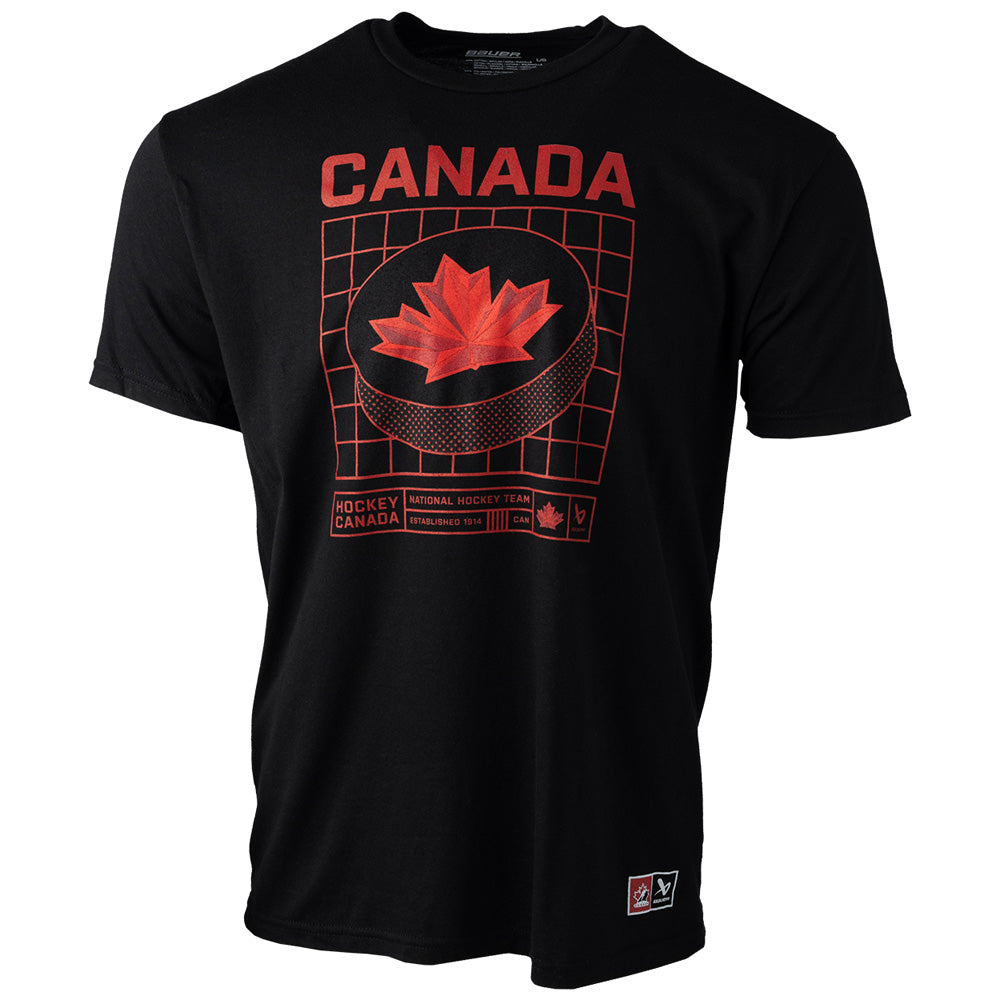 Bauer X Hockey Canada® Puck Adult Black T Shirt