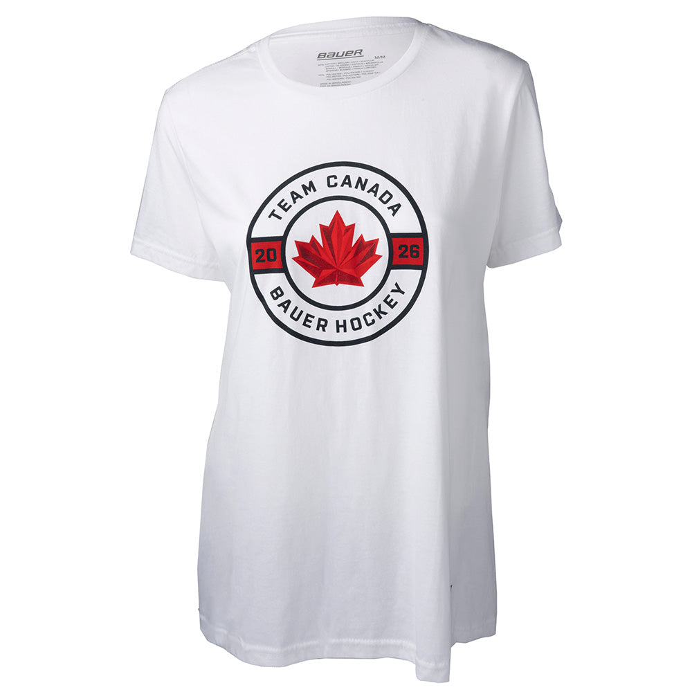 Bauer X Hockey Canada® Circle Women's White T Shirt