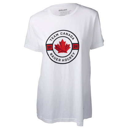 Bauer X Hockey Canada® Circle Women's White T Shirt