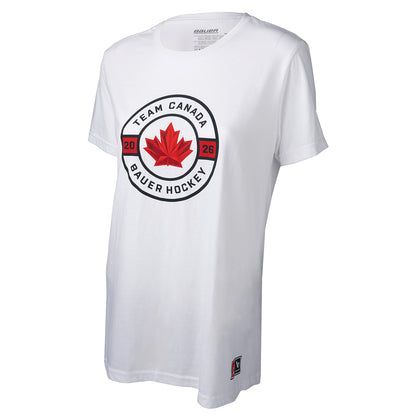 Bauer X Hockey Canada® Circle Women's White T Shirt