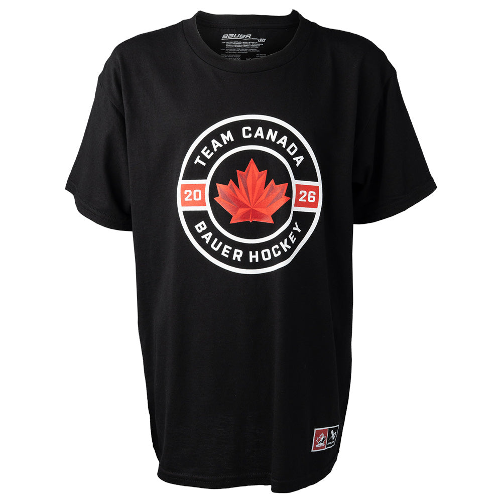 Bauer X Hockey Canada® Circle Youth Black T Shirt