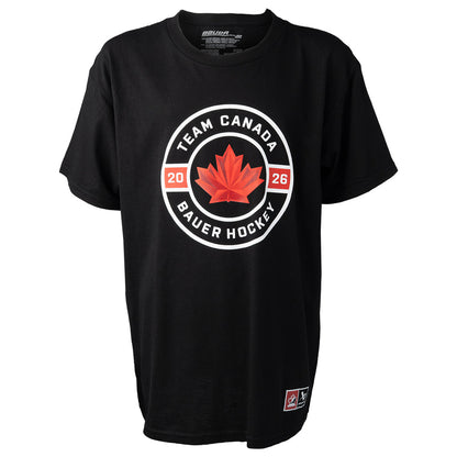 Bauer X Hockey Canada® Circle Youth Black T Shirt