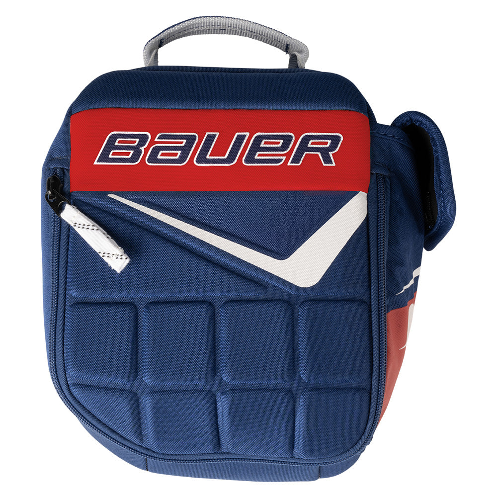 Bauer Blue/Red Glove Lunch Box
