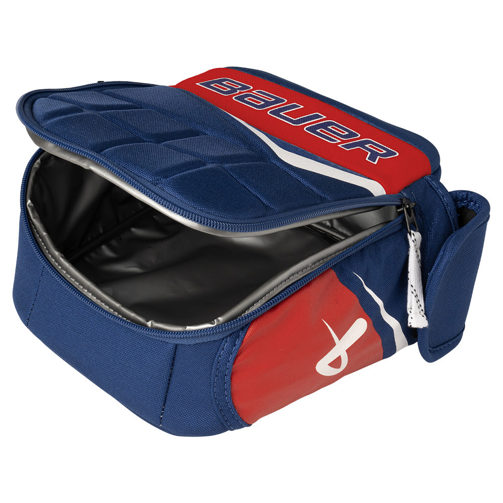 Bauer Blue/Red Glove Lunch Box