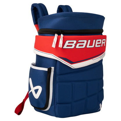 Bauer Blue/Red Glove Backpack