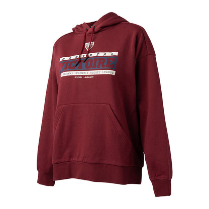 Bauer Montreal Victoire Women's Burgundy Pullover Hoodie