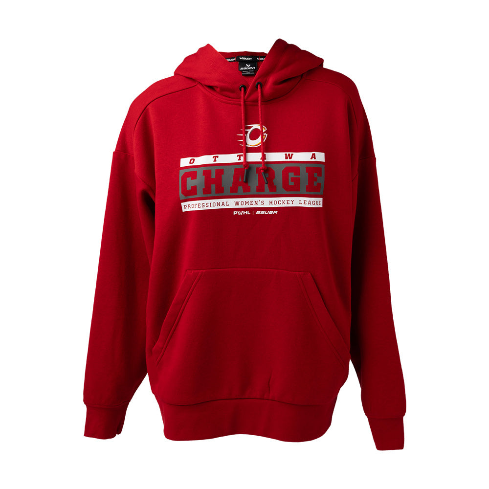 Bauer Ottawa Charge Women's Red Pullover Hoodie