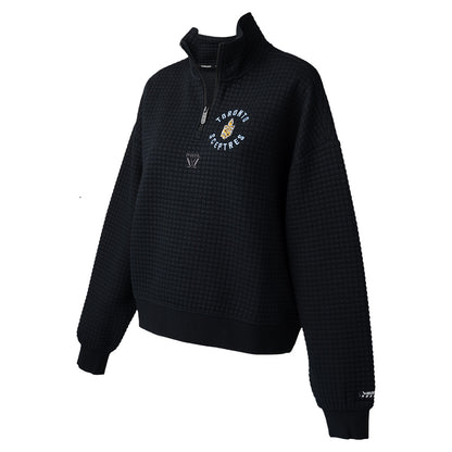 Bauer Toronto Sceptres Quilted Women's Black Half Zip Sweater