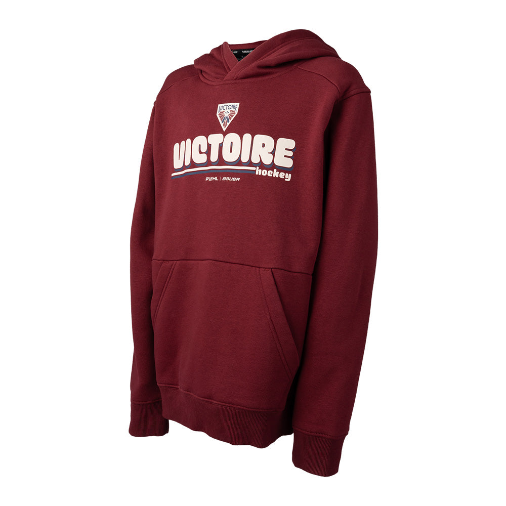 Bauer Montreal Victoire Ultimate Youth Burgundy Hoodie