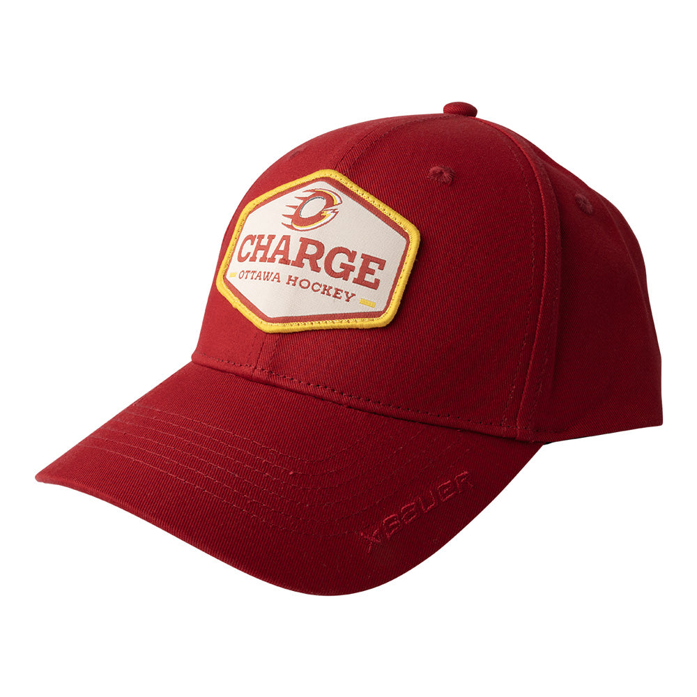 Bauer Ottawa Charge Patch Senior Red Hat