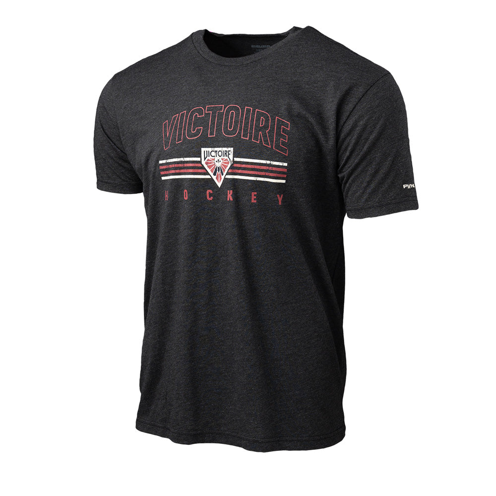 Bauer Montreal Victoire Senior Black Tri Blend T Shirt
