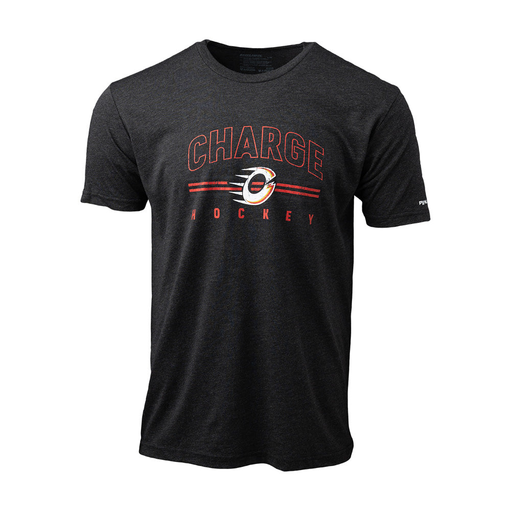 Bauer Ottawa Charge Senior Black Tri Blend T Shirt