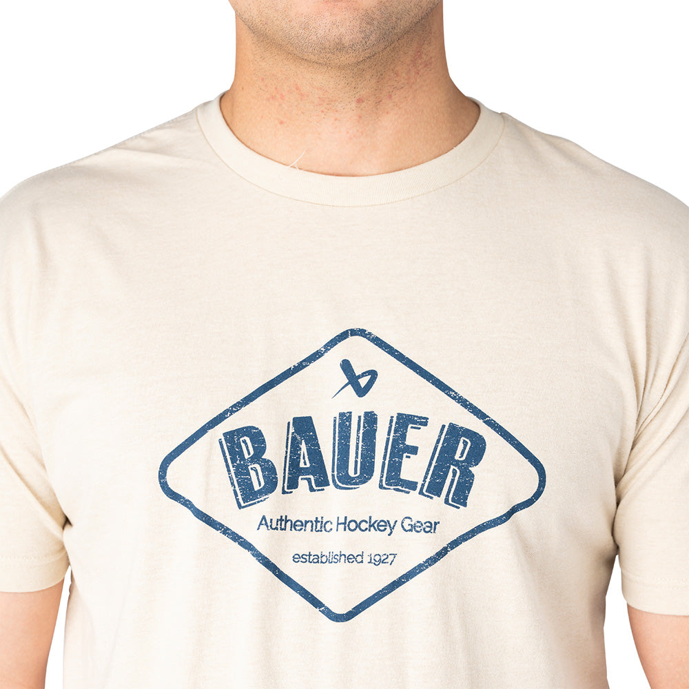 Bauer Diamond Graphic Men's Tan T Shirt