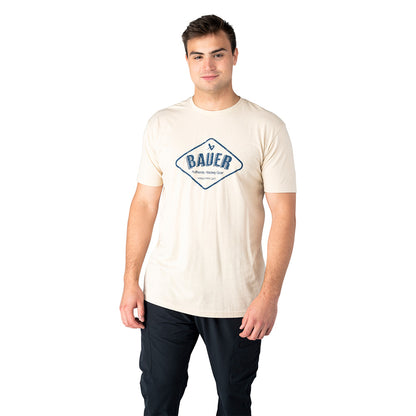 Bauer Diamond Graphic Men's Tan T Shirt