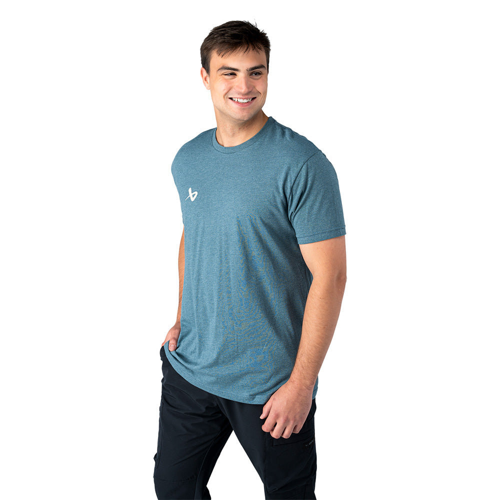 Bauer Back Graphic Adult Blue T Shirt