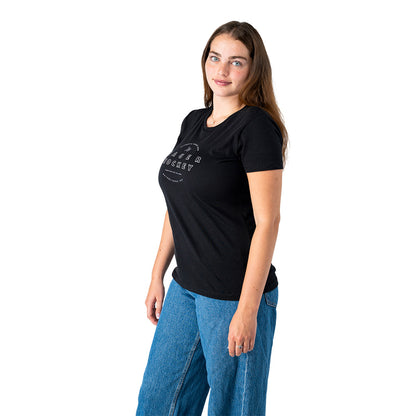 Bauer Night Owl Graphic Women's Black T Shirt