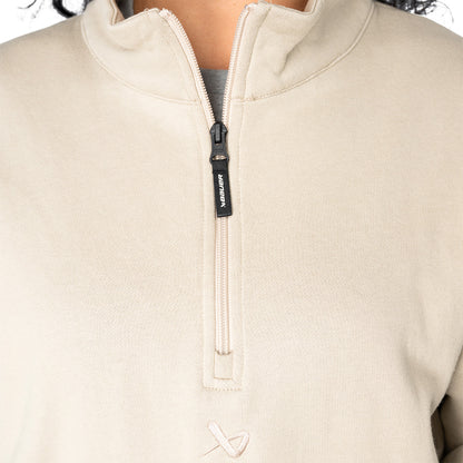 Bauer Women's Tan Quarter Zip