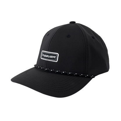 Bauer Rope Performance Black Snapback Hat