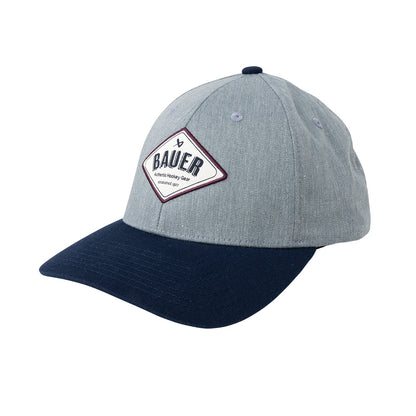 Bauer Diamond Twill Blue Snapback Hat