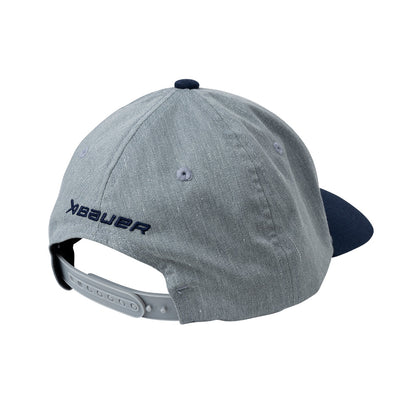 Bauer Diamond Twill Blue Snapback Hat
