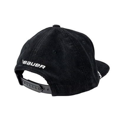 Bauer Hockey Company Black Corduroy Snapback Hat