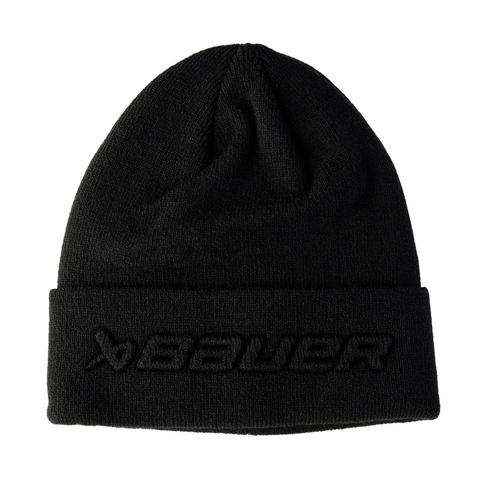 Bauer Embossed Black Toque