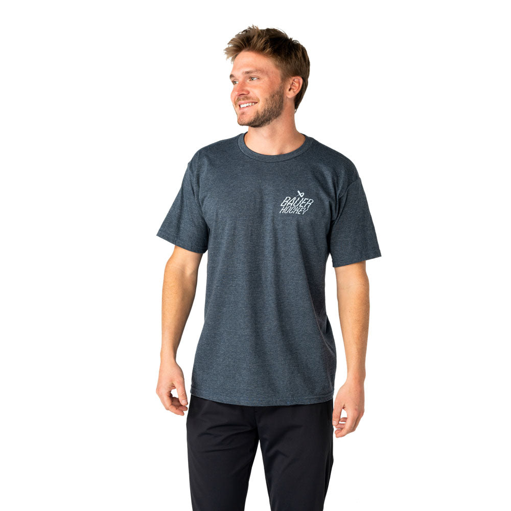 Bauer Rink Graphic Men's Navy T Shirt