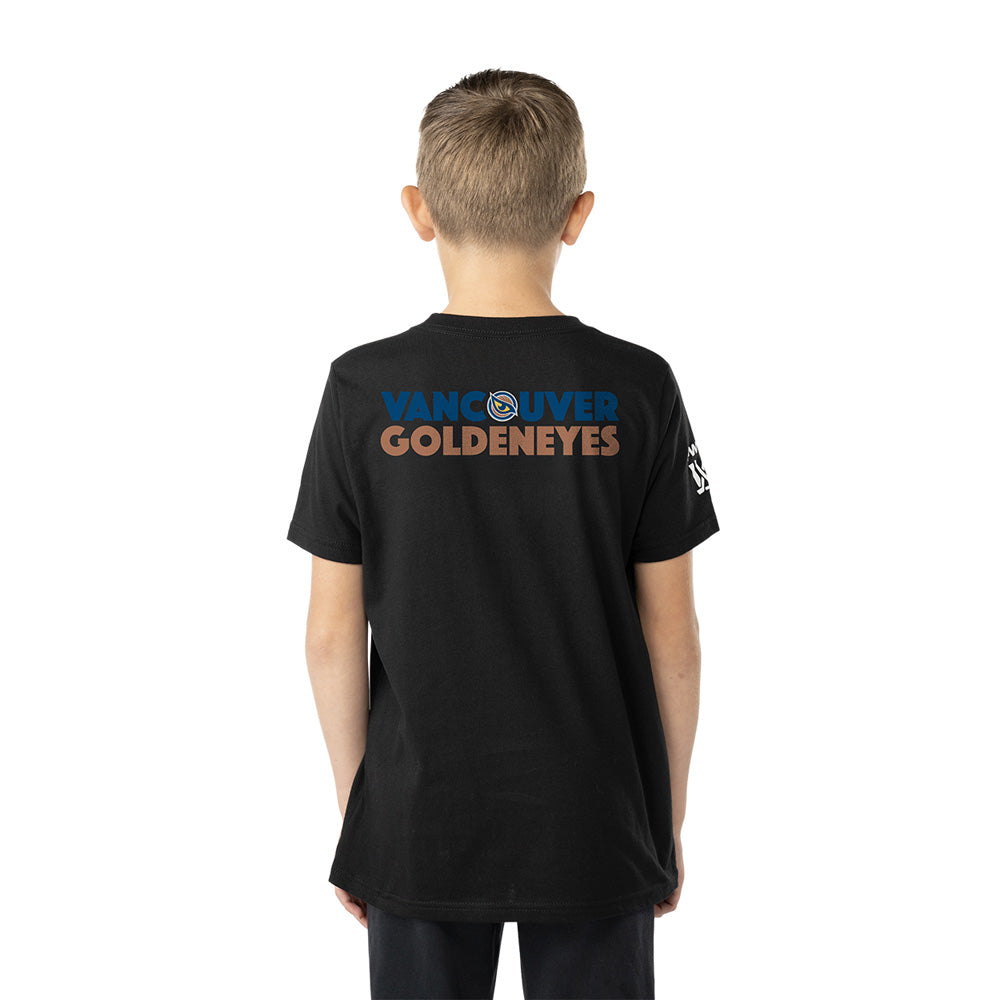 Bauer Vancouver Goldeneyes Youth Black T Shirt