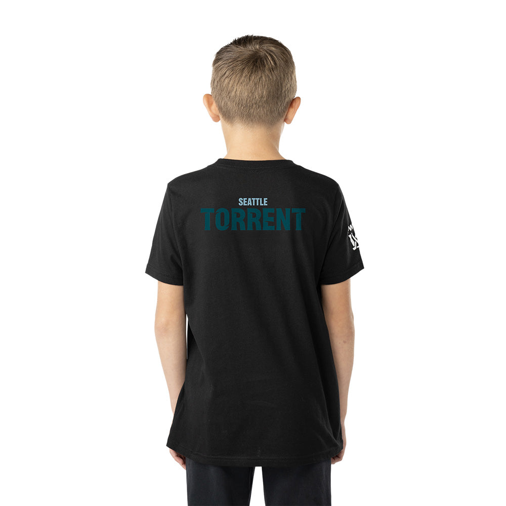 Bauer Seattle Torrent Youth Black T Shirt