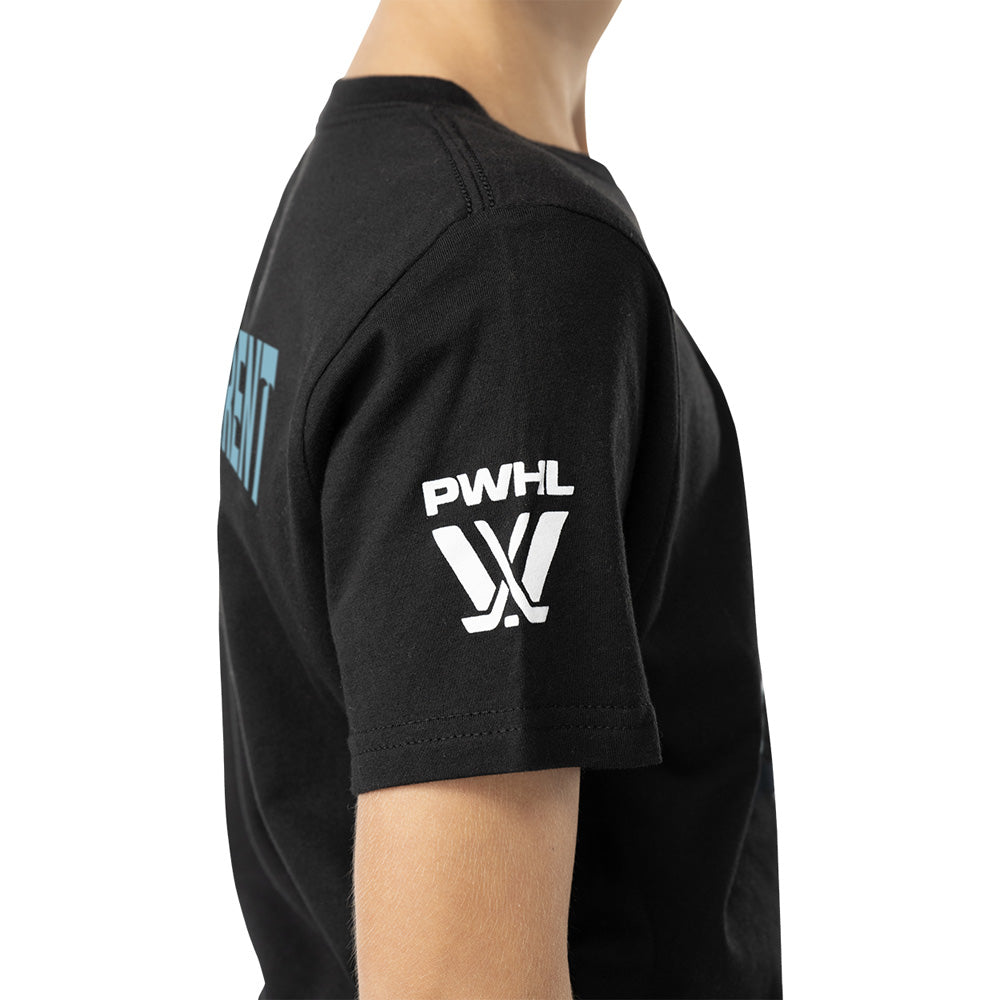 Bauer Seattle Torrent Youth Black T Shirt