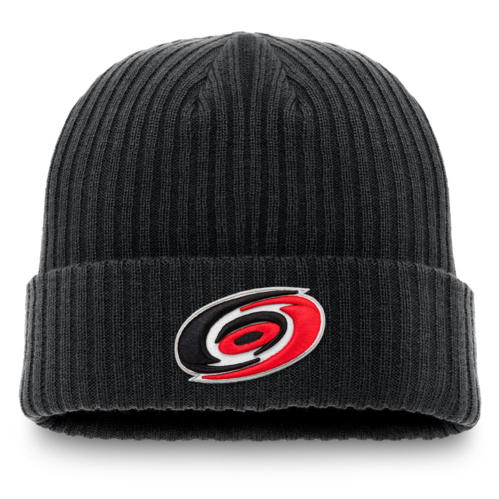 Fanatics Carolina Hurricanes Core Black Knit Toque