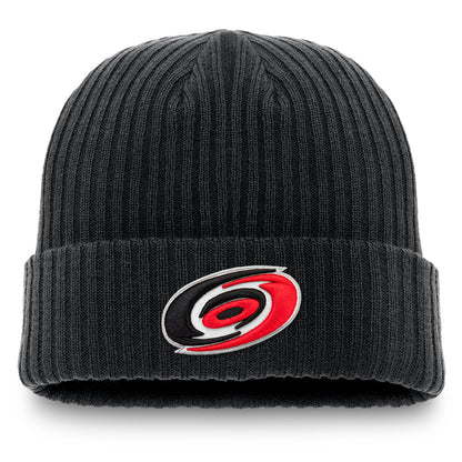 Fanatics Carolina Hurricanes Core Black Knit Toque