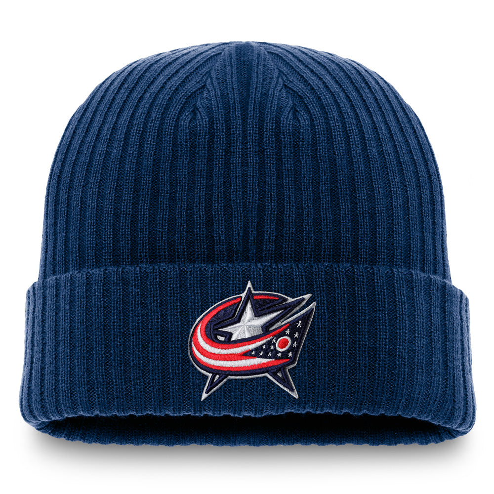 Fanatics Columbus Blue Jackets Core Navy Knit Toque