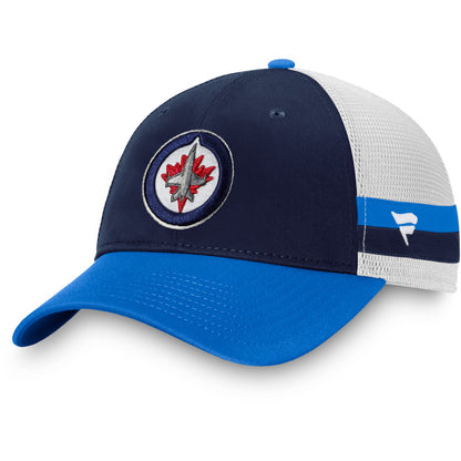 FANATICS WINNIPEG JETS BREAKAWAY STRUCTURED ADJUSTABLE TRUCKER HAT