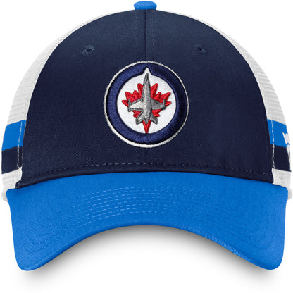 FANATICS WINNIPEG JETS BREAKAWAY STRUCTURED ADJUSTABLE TRUCKER HAT