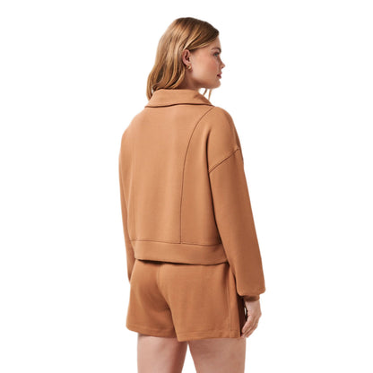 Travis Mathew Skyloft Soft Women's Soft Chestnut Half Zip